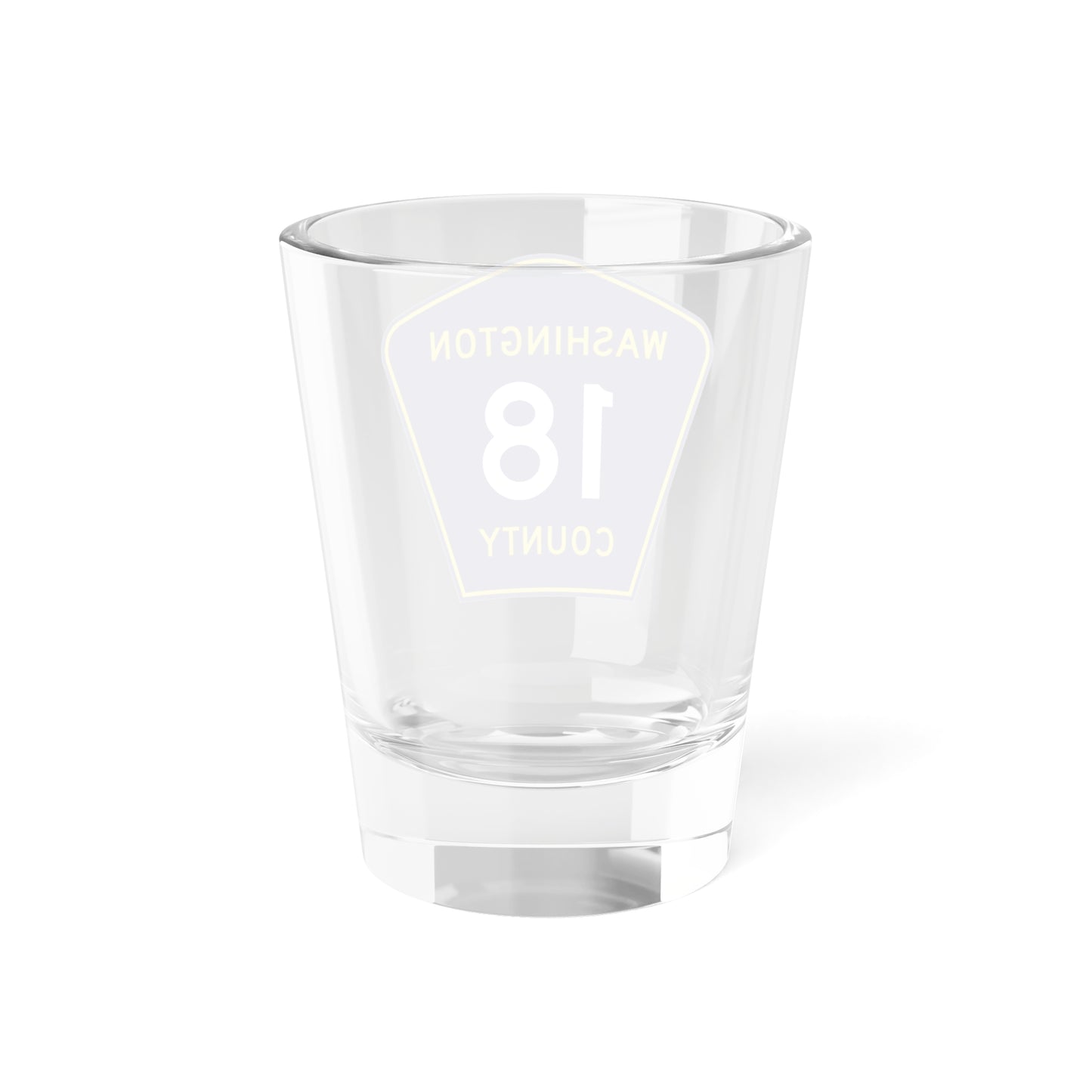 Washington County 18 MN (Minnesota) (Road Sign) Shot Glass 1.5oz