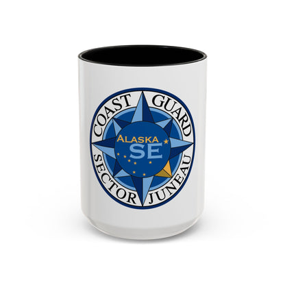USCG Sector Juneau (U.S. Coast Guard) Accent Coffee Mug