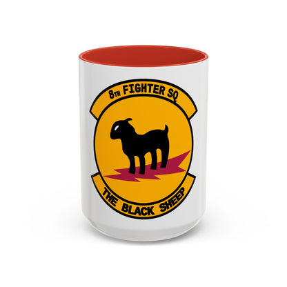 8th Fighter Squadron (U.S. Air Force) Accent Coffee Mug