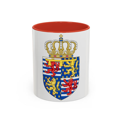 Lesser coat of arms of the Hereditary Grand Duke of Luxembourg (2000) - Accent Coffee Mug