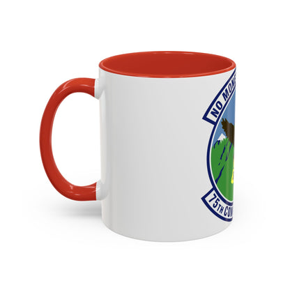 75th Comptroller Squadron (U.S. Air Force) Accent Coffee Mug