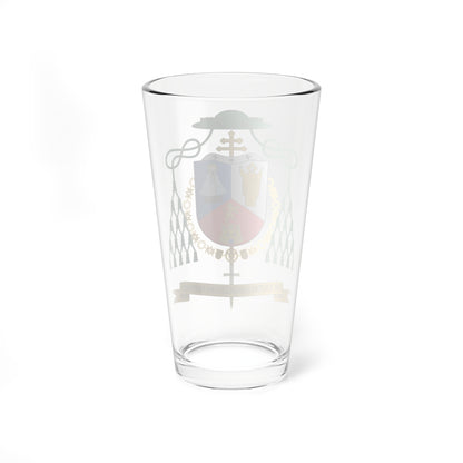 Escudo de Francisco Cerro Chaves arzobispo primado (Spain) (Coat of Arms) Pint Glass 16oz
