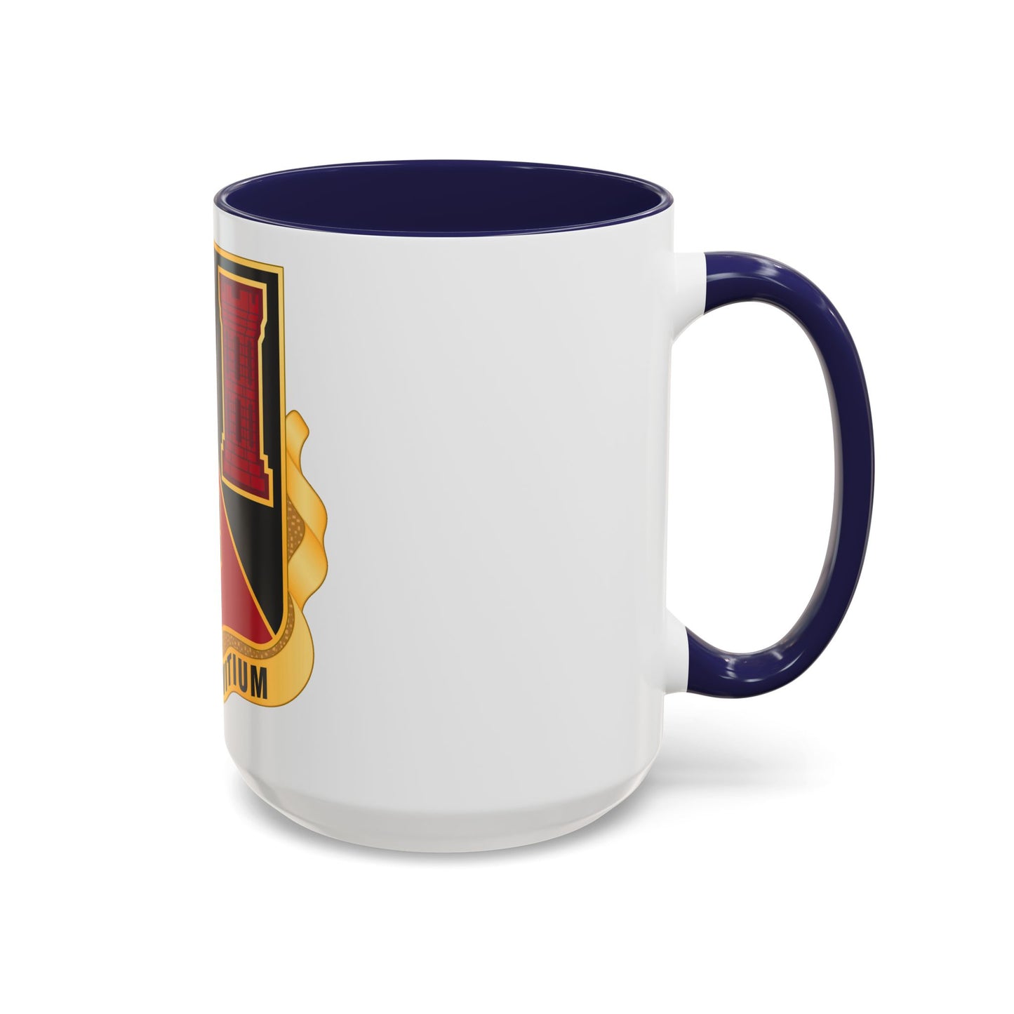 128 Engineer Battalion Nebraska National Guard (U.S. Army) Accent Coffee Mug