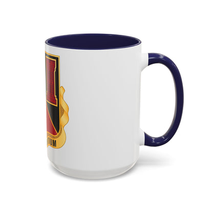 128 Engineer Battalion Nebraska National Guard (U.S. Army) Accent Coffee Mug