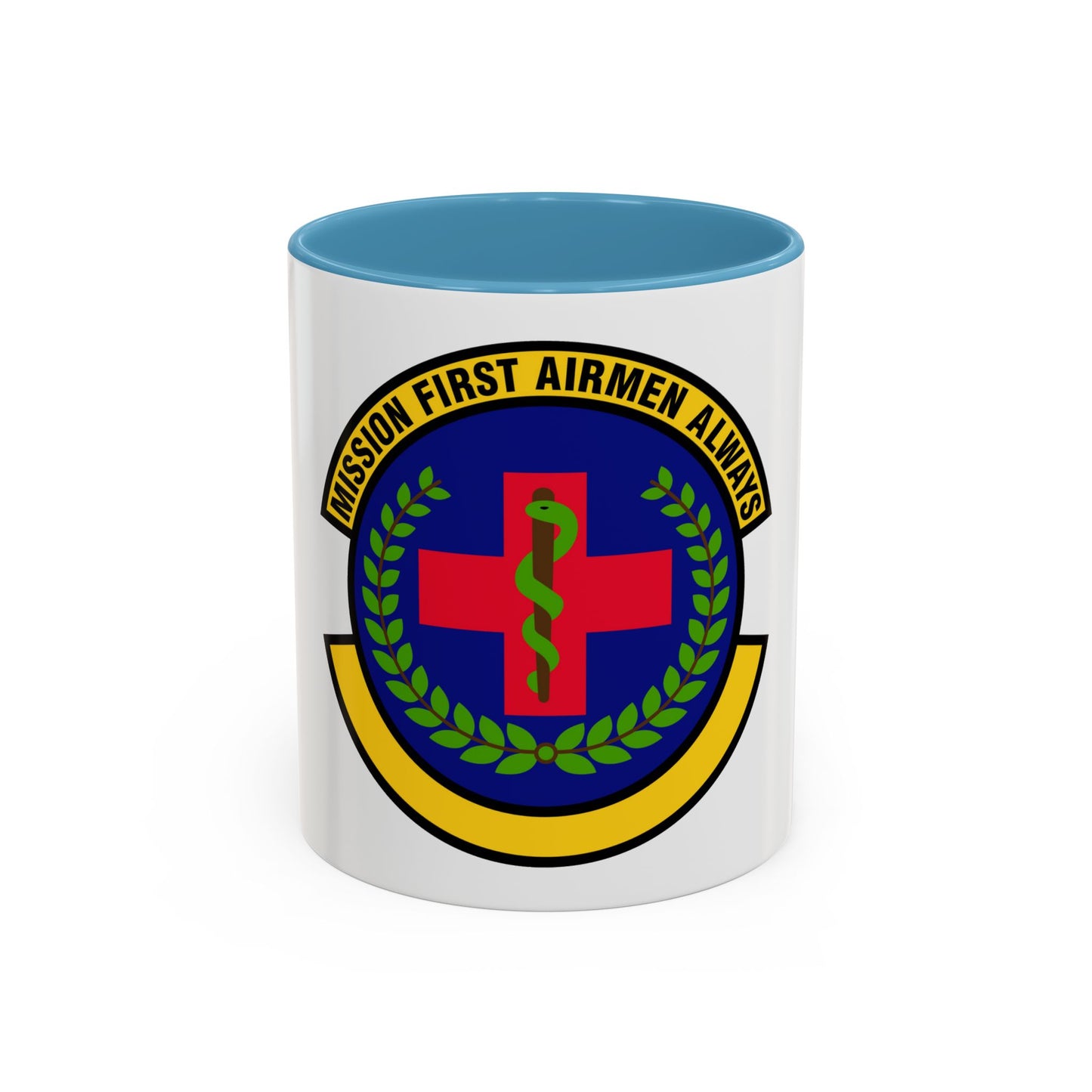 22 Healthcare Operations Squadron AMC (U.S. Air Force) Accent Coffee Mug