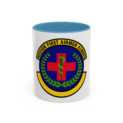 22 Healthcare Operations Squadron AMC (U.S. Air Force) Accent Coffee Mug