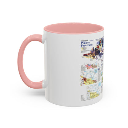Canada - Prairie Provinces 2 (1995) (Map) Accent Coffee Mug