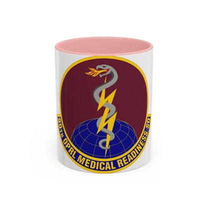 90 Operational Medical Readiness Squadron AFGSC (U.S. Air Force) Accent Coffee Mug