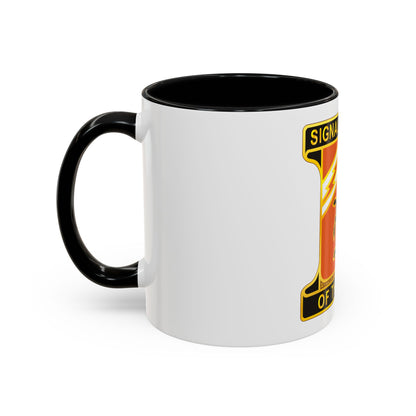 114 Signal Battalion (U.S. Army) Accent Coffee Mug