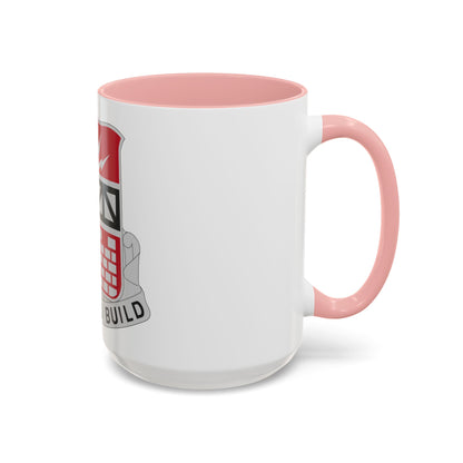 216 Engineer Battalion (U.S. Army) Accent Coffee Mug