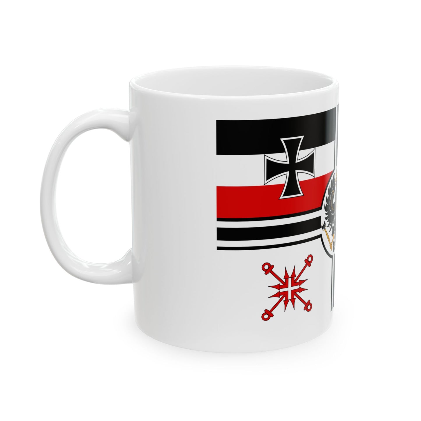 Arbeitsfahrzeuge der Kriegsmarine -1892 (Germany) White Coffee Mug