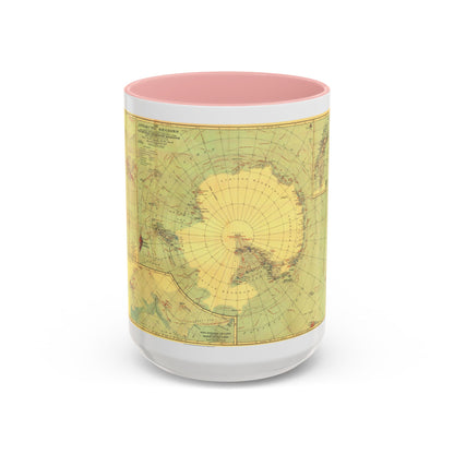 Antarctic Regions (1932) (Map) Accent Coffee Mug