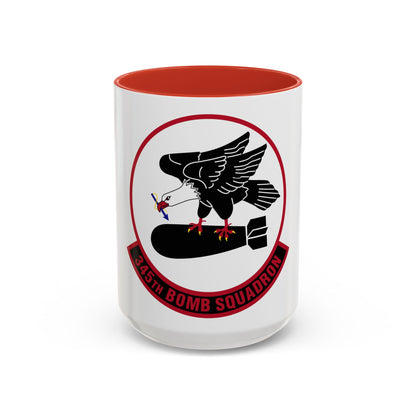 345 Bomb Squadron AFRC (U.S. Air Force) Accent Coffee Mug