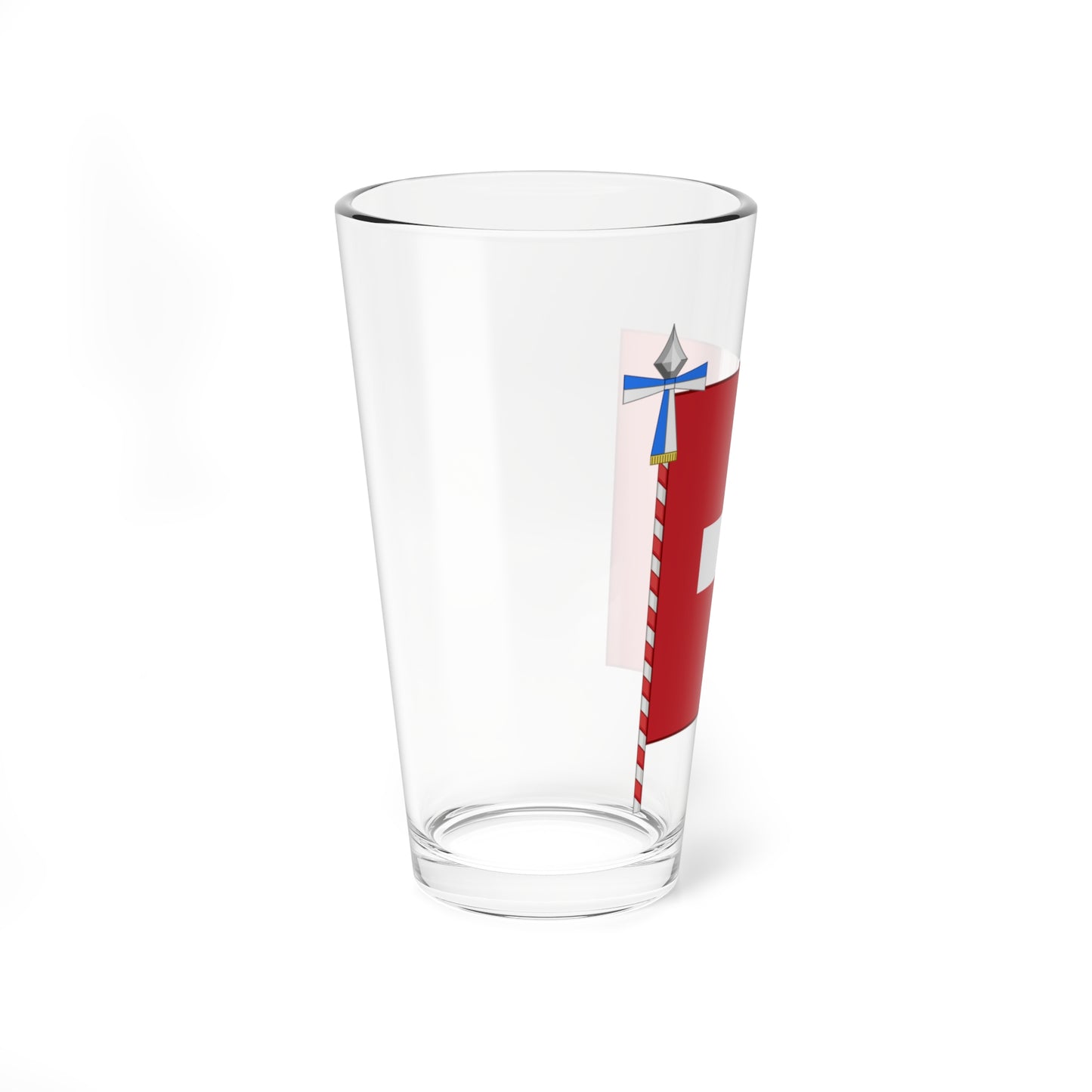 Flag of Switzerland parade Canton of Zurich (Switzerland) Pint Glass 16oz