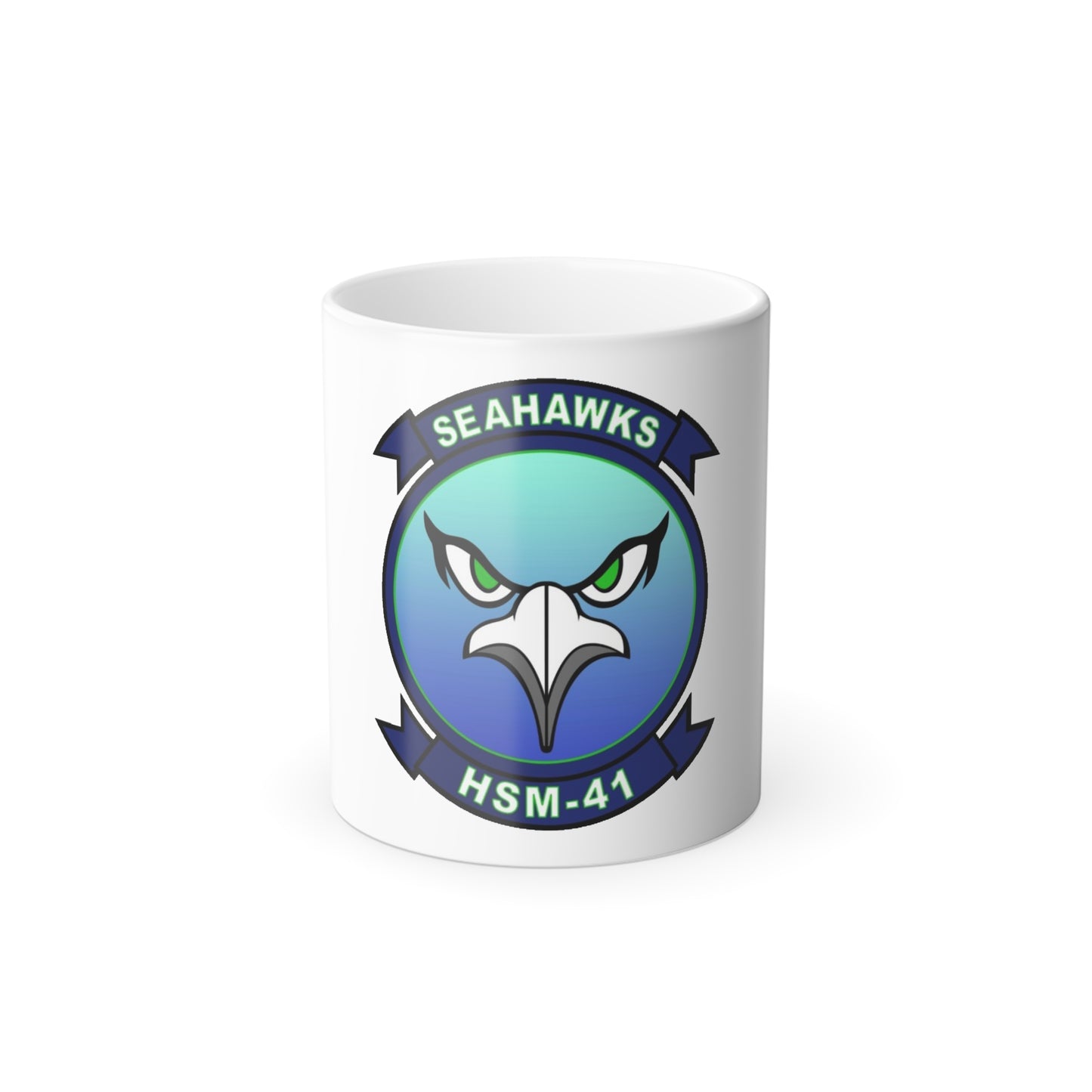 HSM 41 Helicopter Maritime Strike Squadron 41 (U.S. Navy) Color Changing Mug 11oz
