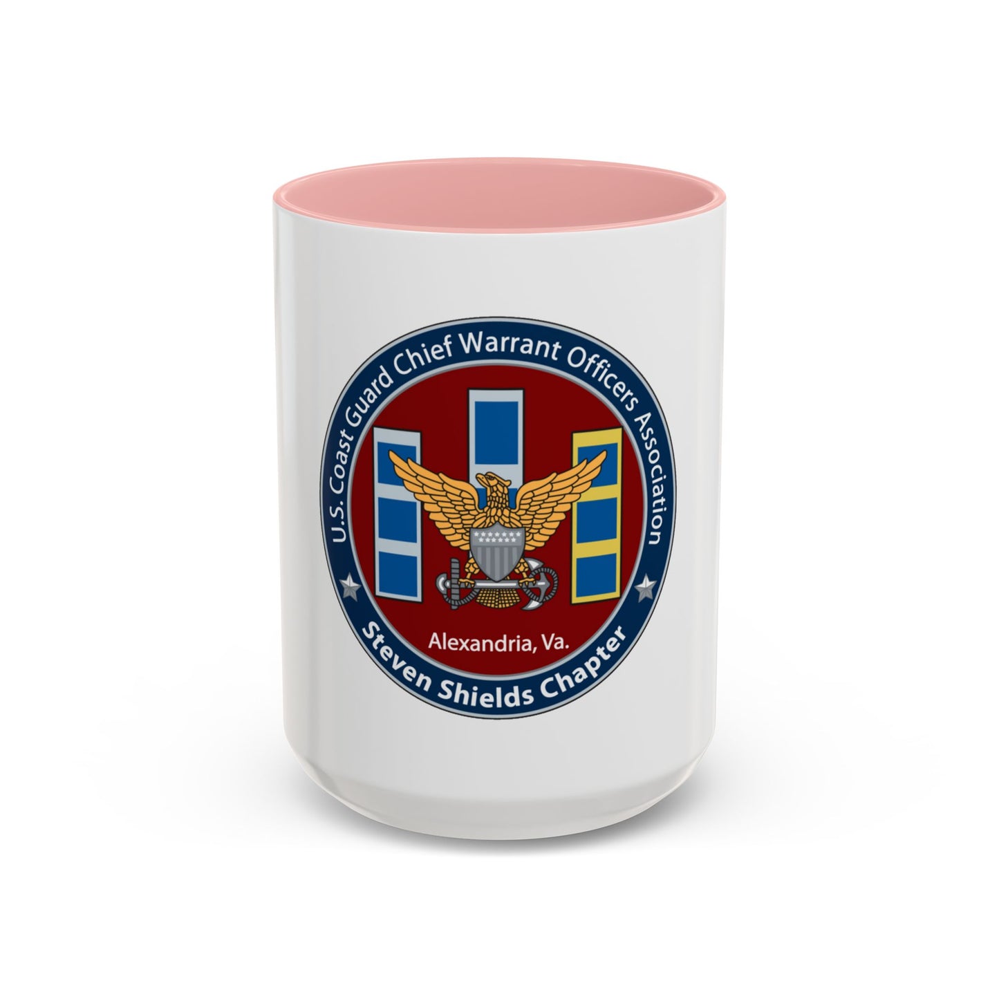 USCG CWO Assoc Steven Shields Chapter (U.S. Coast Guard) Accent Coffee Mug