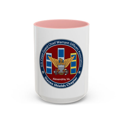 USCG CWO Assoc Steven Shields Chapter (U.S. Coast Guard) Accent Coffee Mug