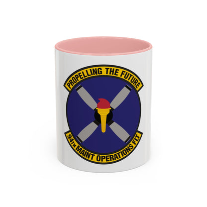94th Maintenance Operations Flight (U.S. Air Force) Accent Coffee Mug