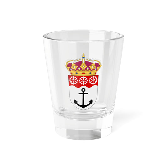 HMS Nynäshamn vapen (Sweden) (Coat of Arms) Shot Glass 1.5oz
