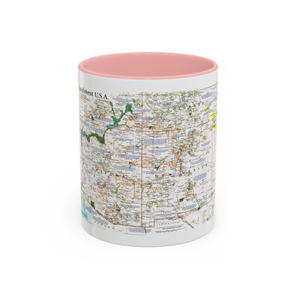 USA - Southwest (1992) (Map) Accent Coffee Mug