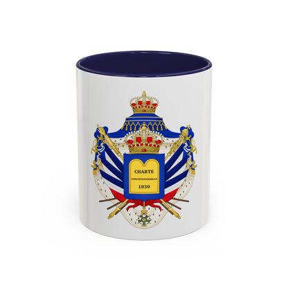 Coat of Arms of the July Monarchy (1831-48) - Accent Coffee Mug