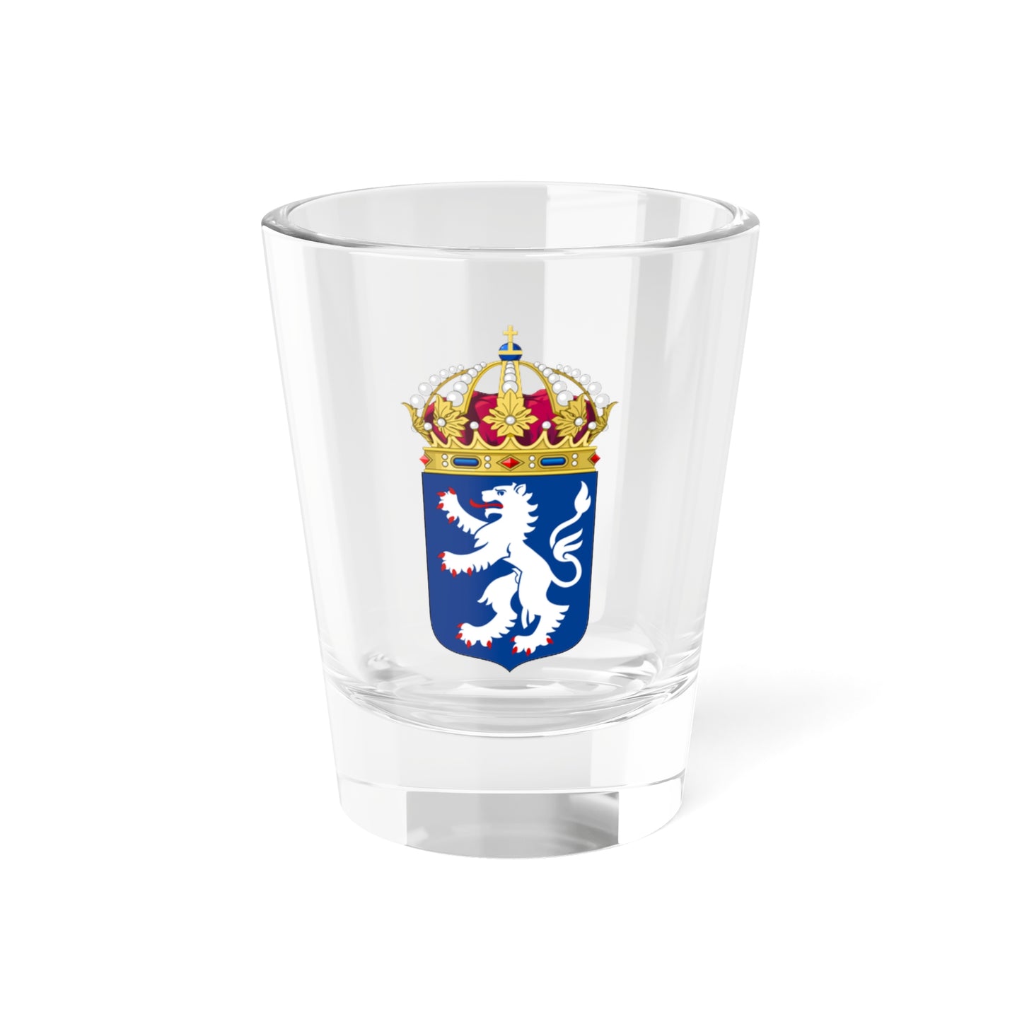 Hallands läns vapen (Sweden) (Coat of Arms) Shot Glass 1.5oz