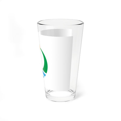 Flag of Aga Niigata (Japan) Pint Glass 16oz