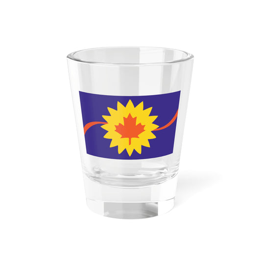 Flag of Baldwin City Kansas (United States) Shot Glass 1.5oz