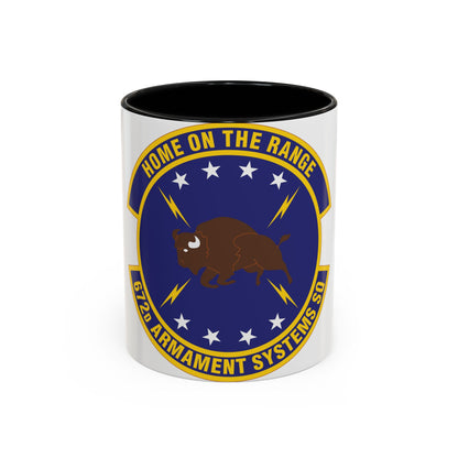 672d Armament Systems Squadron (U.S. Air Force) Accent Coffee Mug