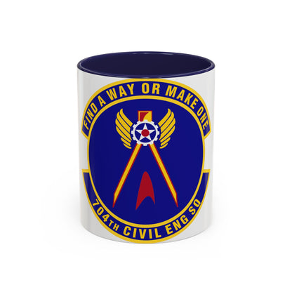 704th Civil Engineer Squadron (U.S. Air Force) Accent Coffee Mug