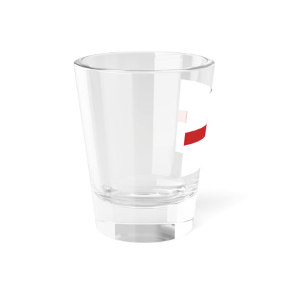 Admiral of the Indian Navy rank flag (India) Shot Glass 1.5oz