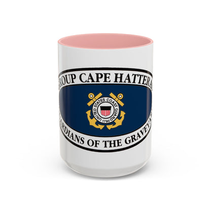 USCG Group Cape Hatteras VINT (U.S. Coast Guard) Accent Coffee Mug
