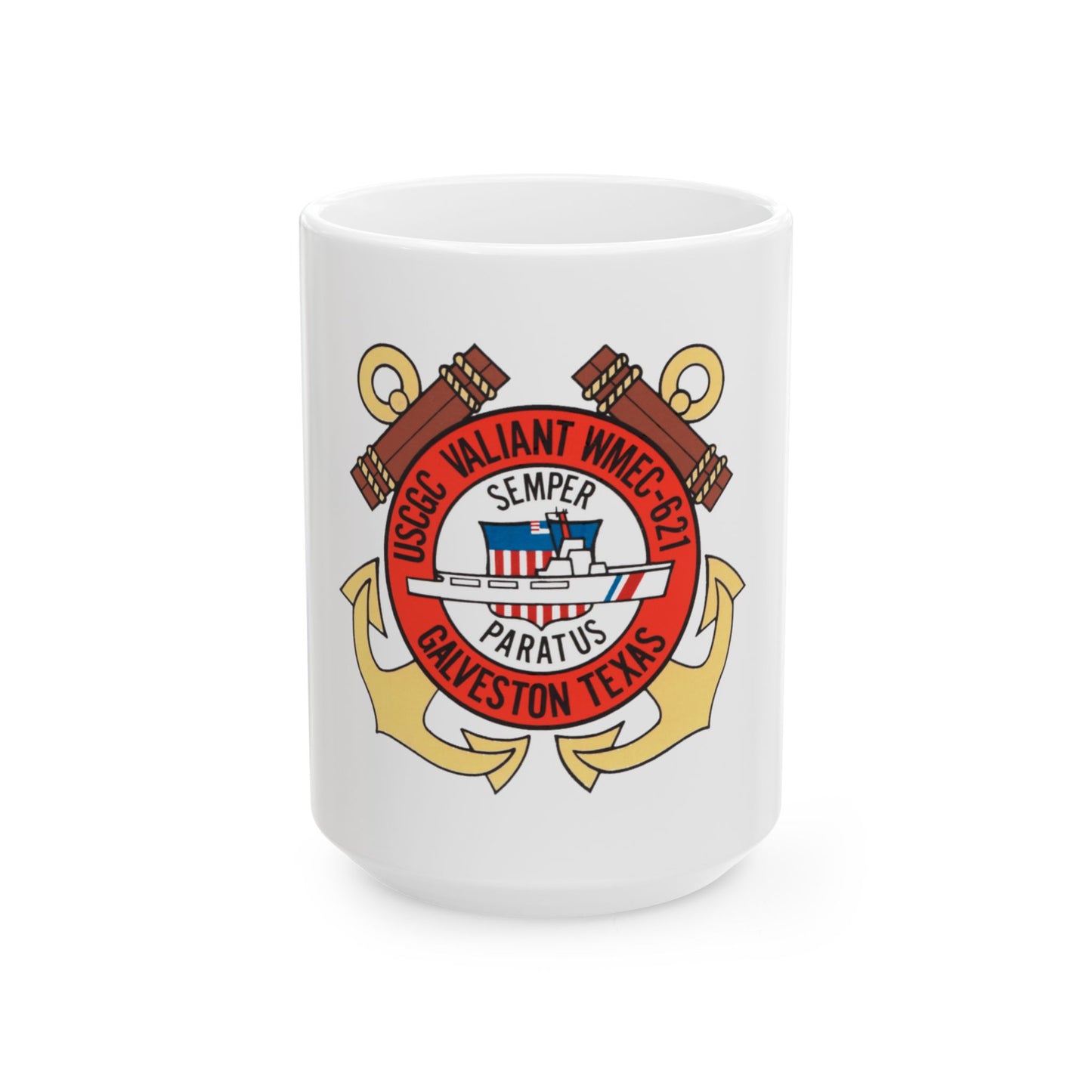 USCGC Valiant WMEC 621 (U.S. Coast Guard) White Coffee Mug