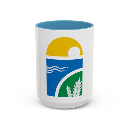 Coat of arms of Canelones Department - Accent Coffee Mug