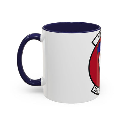 76th Fighter Squadron (U.S. Air Force) Accent Coffee Mug