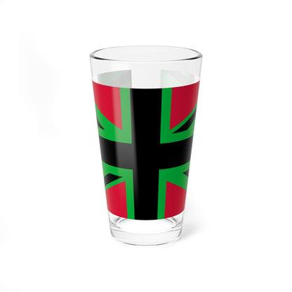 African Britain Flag (United Kingdom) Pint Glass 16oz