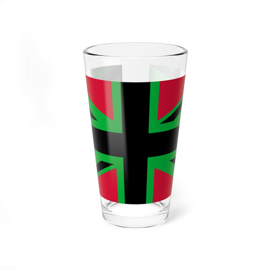 African Britain Flag (United Kingdom) Pint Glass 16oz
