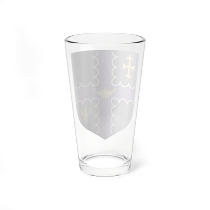 Shield of Loughborough University (United Kingdom) (Coat of Arms) Pint Glass 16oz