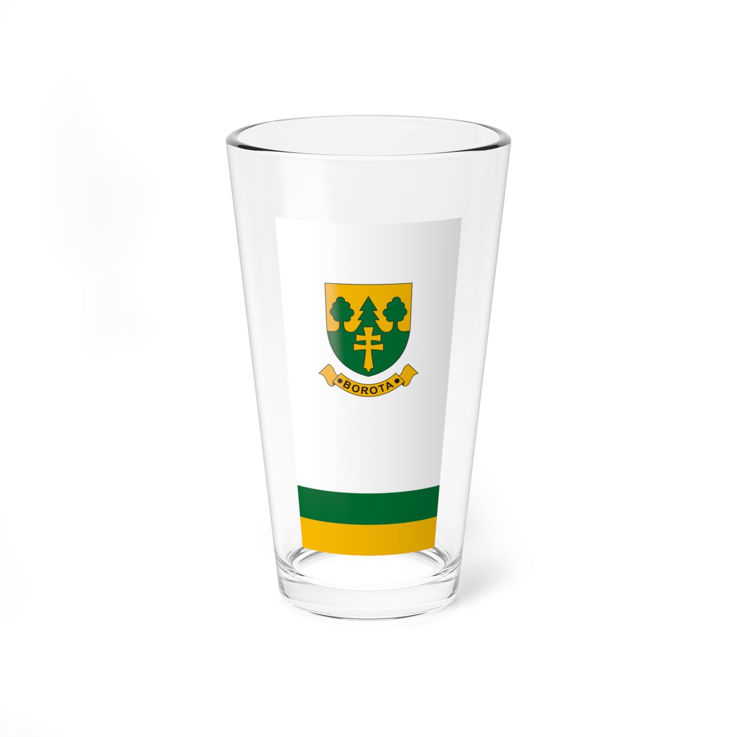 Flag of Borota vertical (Hungary) Pint Glass 16oz