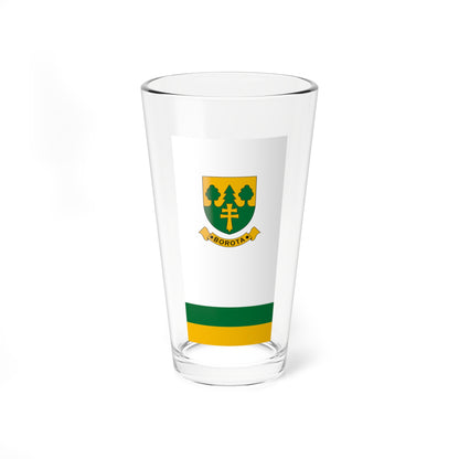 Flag of Borota vertical (Hungary) Pint Glass 16oz