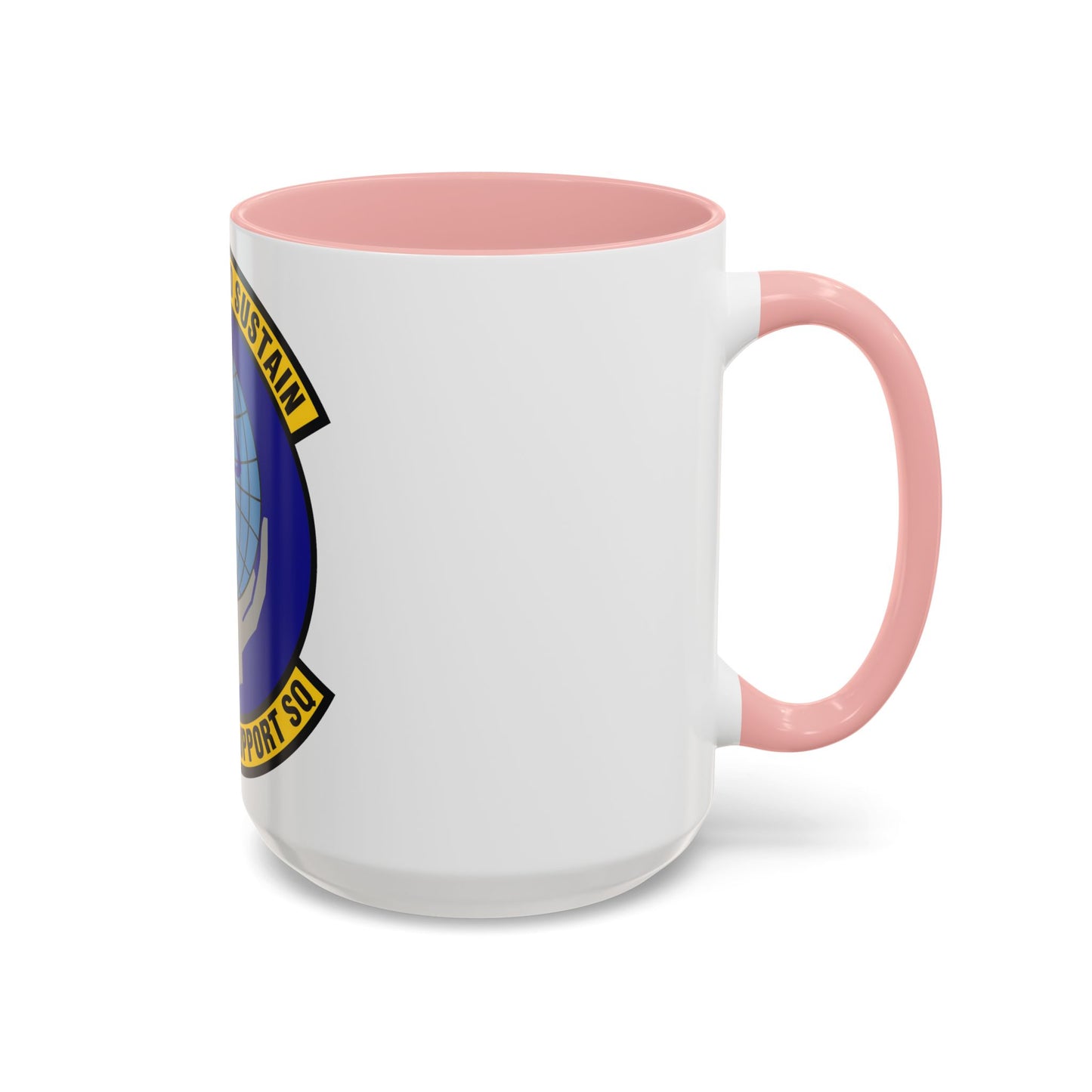 802d Force Support Squadron (U.S. Air Force) Accent Coffee Mug