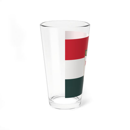 KALOT National Organization of Catholic Agricultural Youth Clubs flag (Hungary) Pint Glass 16oz