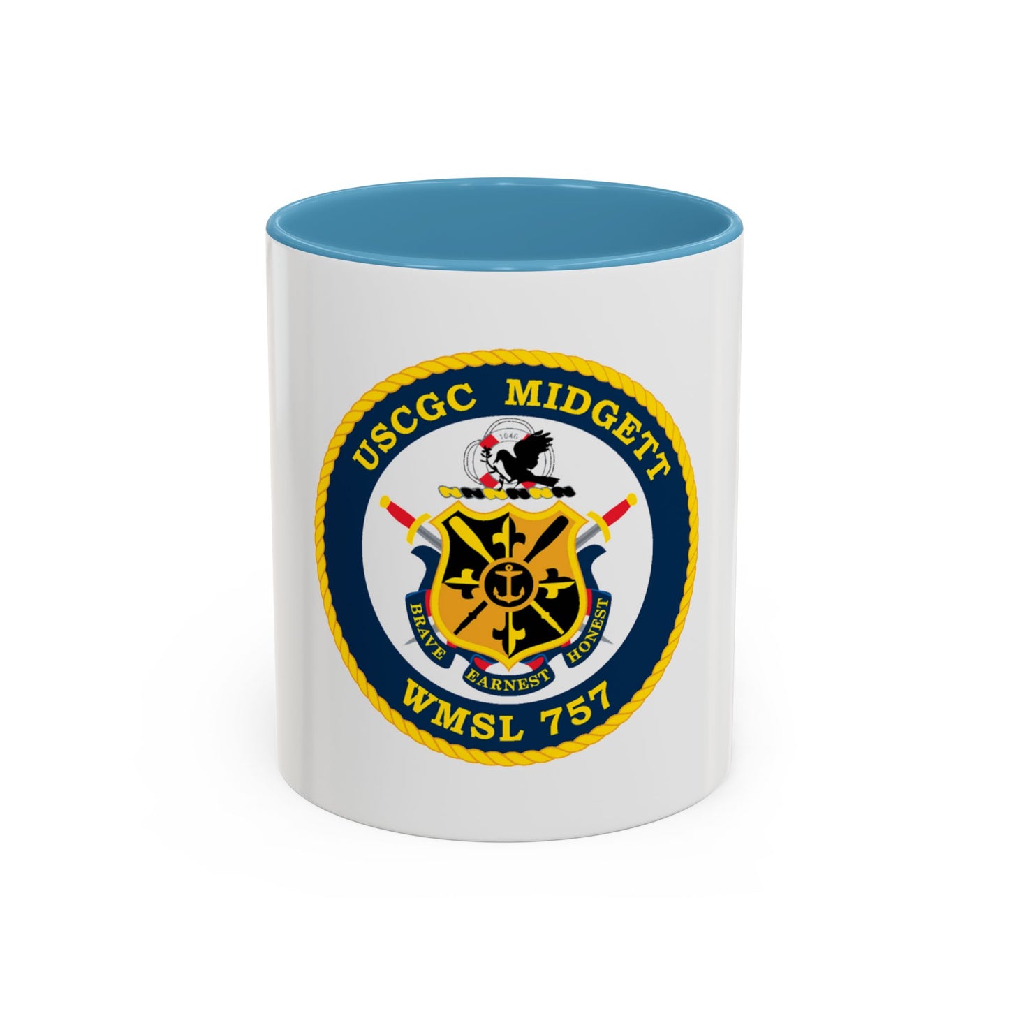 USCGC MIDGETT WMSL 757 (U.S. Coast Guard) Accent Coffee Mug