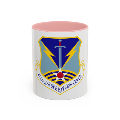 612 Air Operations Center ACC (U.S. Air Force) Accent Coffee Mug
