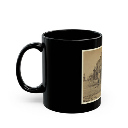 Ruins In Richmond, Va. (U.S. Civil War) Black Coffee Mug