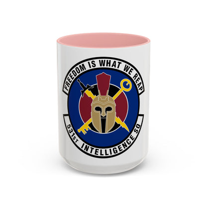 531 Intelligence Squadron ACC (U.S. Air Force) Accent Coffee Mug