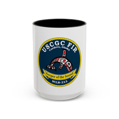 USCG FIR WLB 213 (U.S. Coast Guard) Accent Coffee Mug