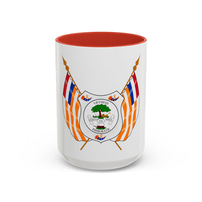 Coat of arms of the Orange Free State - Accent Coffee Mug