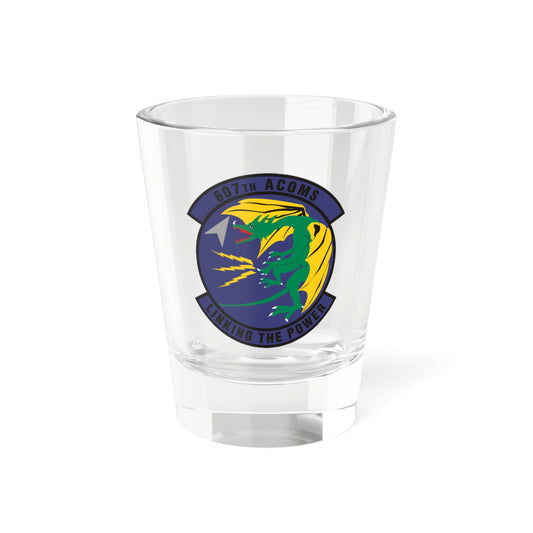 607th Air Communications Squadron (U.S. Air Force) Shot Glass 1.5oz