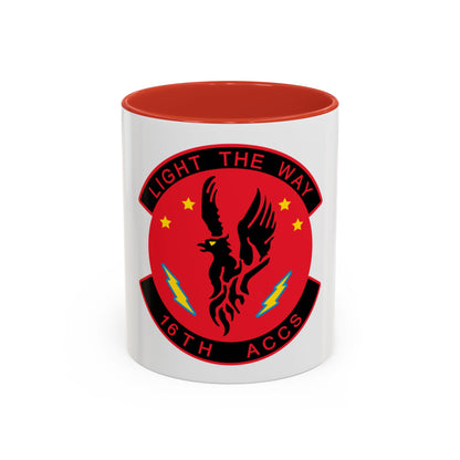 16TH ACCS (U.S. Air Force) Accent Coffee Mug